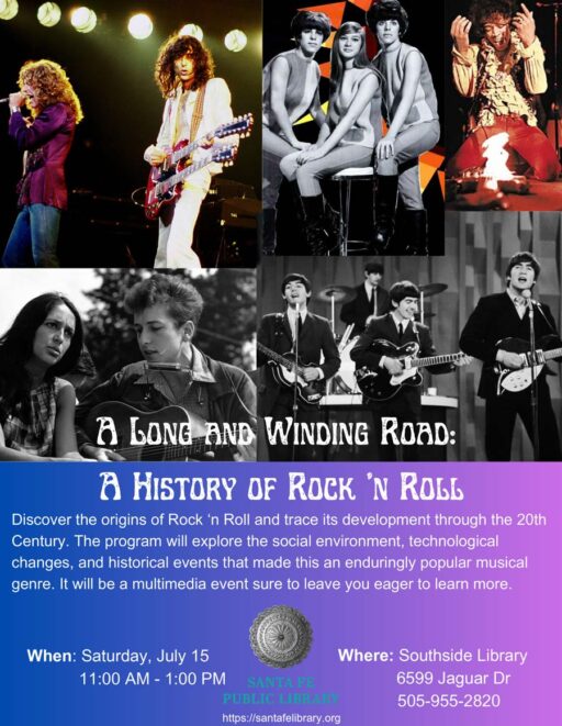 Southside Library July 15 2023 History of Rock and Roll